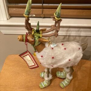 Dept 56 Krinkles Dash Away Blitzen Reindeer Patience Brewster w Tag & Box